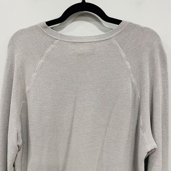 DARTMOOR XL Men’s Gray Silk Cashmere Cotton Knit Crewneck Preppy Sweater Golf - Picture 4 of 16